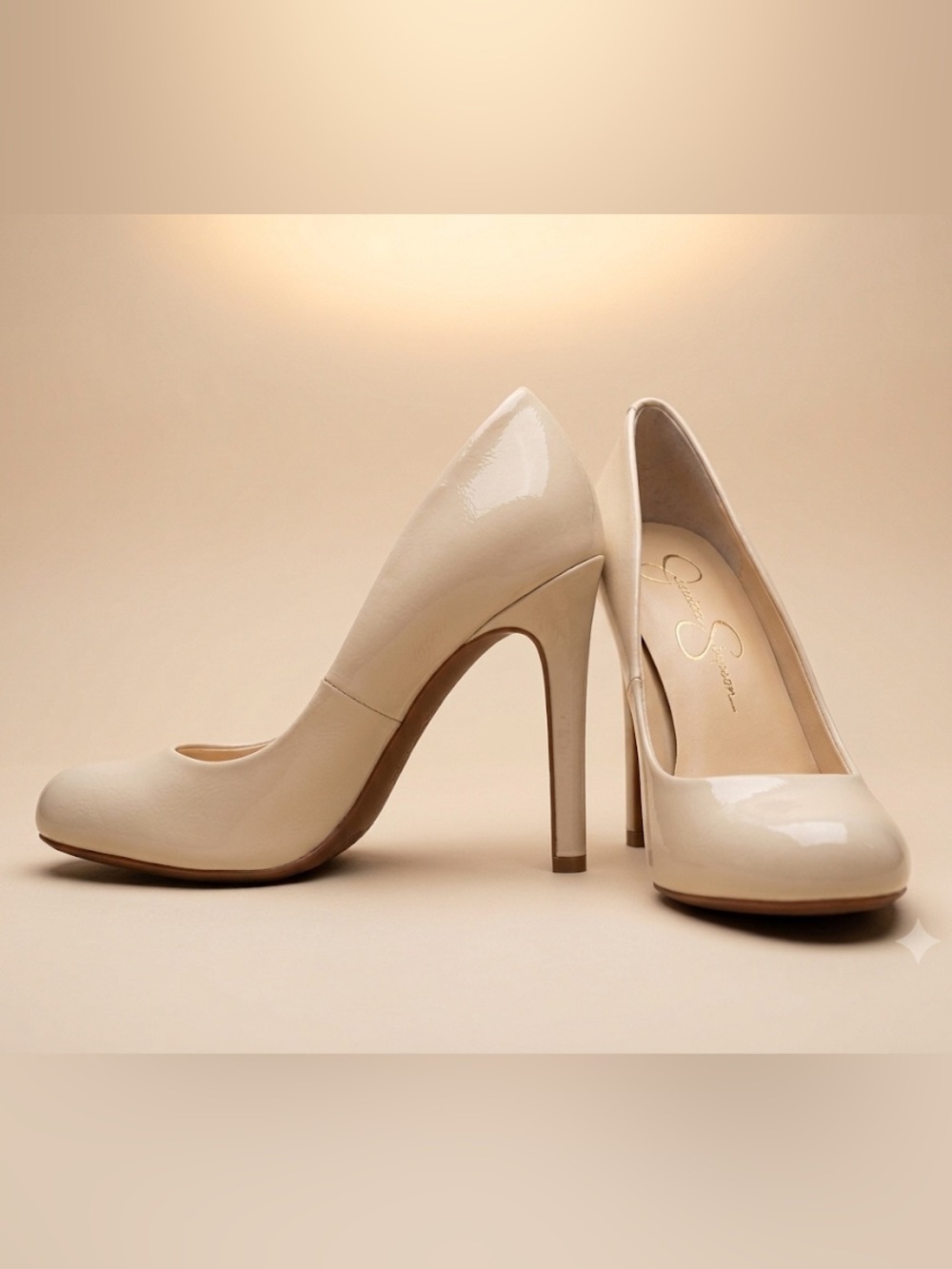 (NWOB!) JESSICA SIMPSON- Nude “CALI” Pumps W/ Round Toe, The Perfect Heel! - Picture 2 of 16